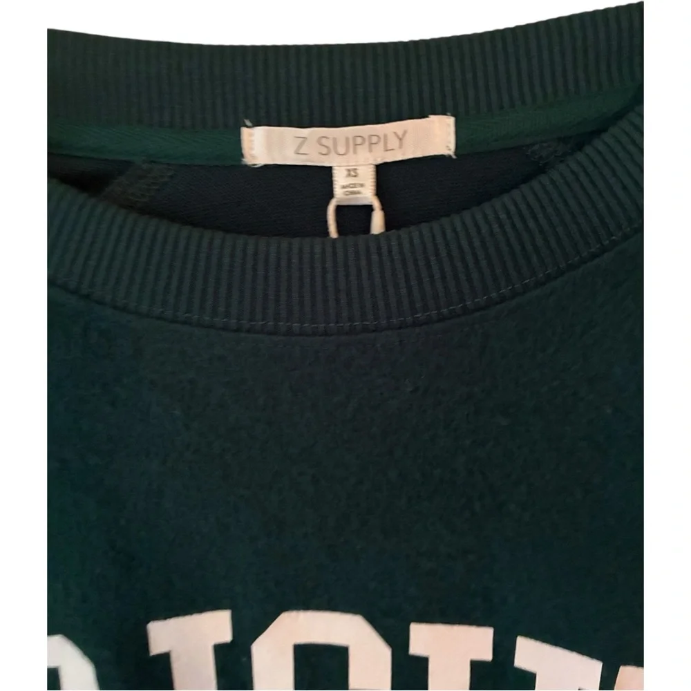 NWT Z Supply Cassie Bright Holiday Pullover Long Sleeve Top Size XS - Picture 3 of 6